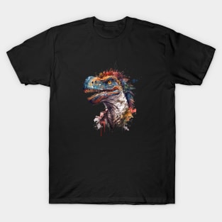 very detailed dinosaur head focus T-Shirt